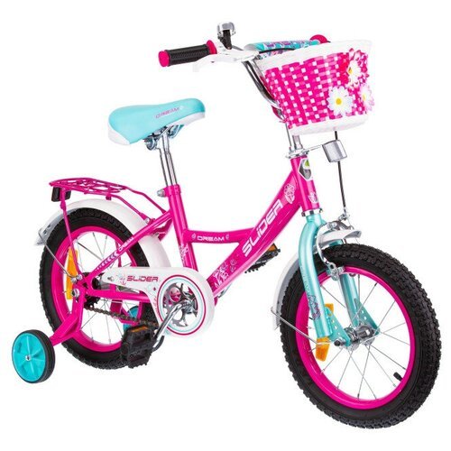 Велосипед двухколесный детский для девочек Slider. розовый. арт. IT106096
