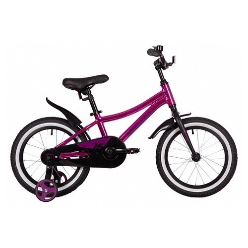 Детский велосипед Novatrack Katrina 16 (2022) розовый металлик 10.5' (требует финальной сборки)