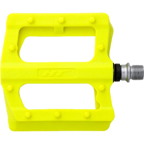 Педали велосипедные педали HT PA12 Neon Yellow (неоново-желтый)