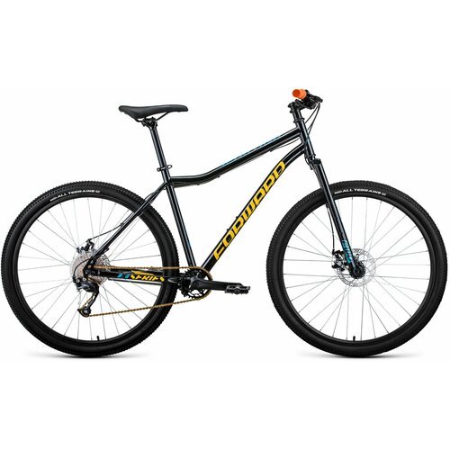 Горный велосипед Forward Sporting 29 X D (2022) 17' Черно-золотой (156-170 см)