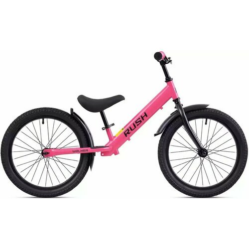 Детский велосипед Rush Hour Walker 18, год 2024, цвет Розовый