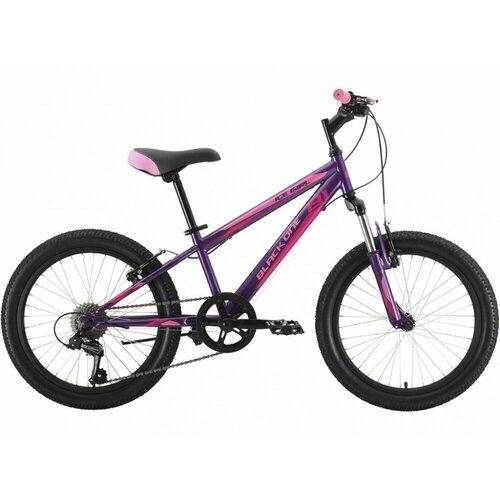 Black One Велосипед Black One Ice Girl 20' (рама 10', фиолетовый/розовый/розовый )
