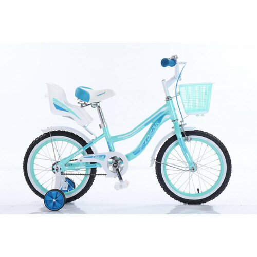 Велосипед детский LORAK JUNIOR 18 Girl Doll Светло Голубой