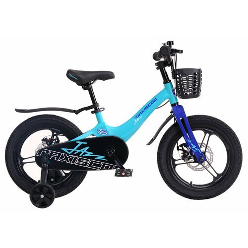 Детский велосипед Maxiscoo Jazz Pro 16' (2024) 16 Бирюзовый (100-120 см)