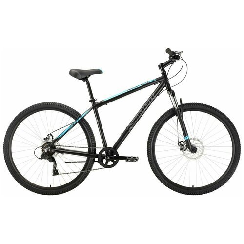 Велосипед Stark Respect 29.1 D Microshift (2022) 20' черный/синий