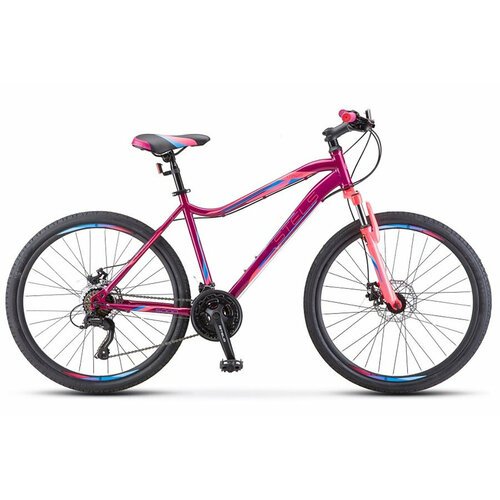 Горный велосипед Stels Miss 5000 D 26' V020 (2021) красный 18'