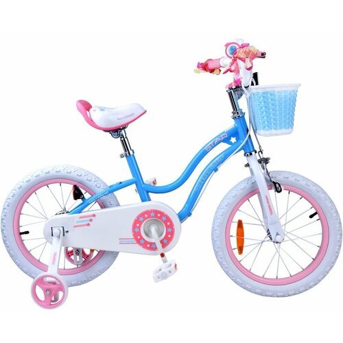 Детский велосипед Royal Baby Stargirl 16, год 2023, цвет Голубой