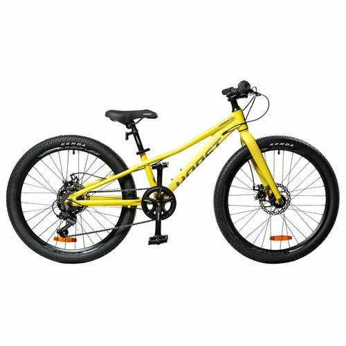 Велосипед подростковый HORST Argento 24' рама 10,5' 2024 года желто-серый