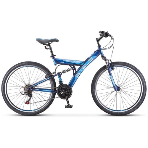 Горный (MTB) велосипед STELS Focus V 26 18-sp V030 (2021) темно-синий/синий 18' (требует финальной сборки)