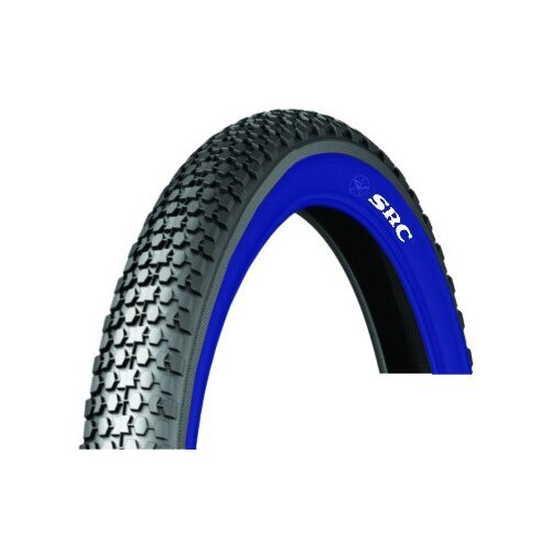 Покрышка для велосипеда 24' × 1,95' дюймов (54-507) синяя, SRC
