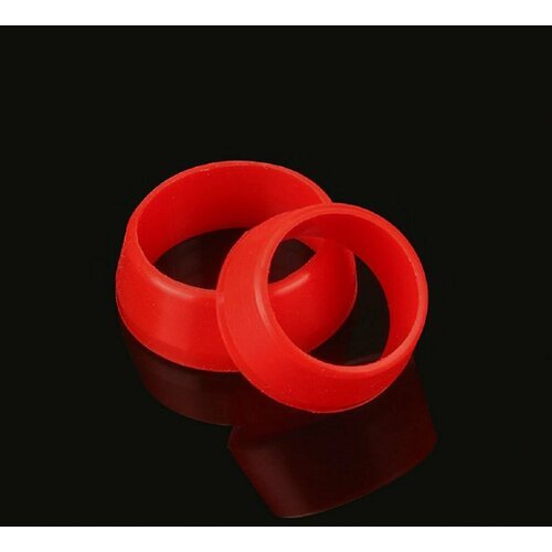 Силиконовое влагозащитное кольцо 25-30мм для подседельного штыря, цвет красный, в упаковке 1шт.