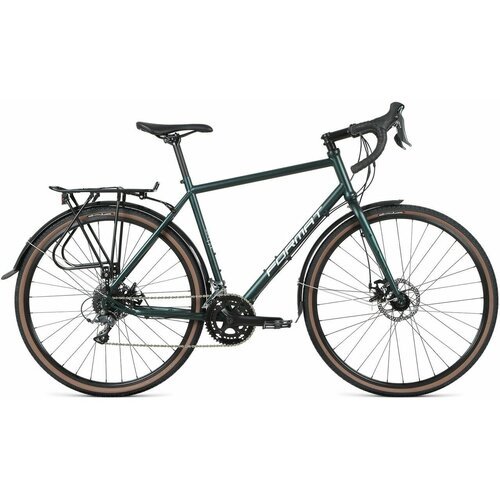 Шоссейный велосипед Format 5222 700C, 16 скоростей, рост 500 мм, темно-зеленый