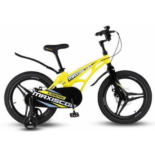 Детский велосипед Maxiscoo Cosmic Deluxe 18' (2024) 18 Желтый (110-125 см)