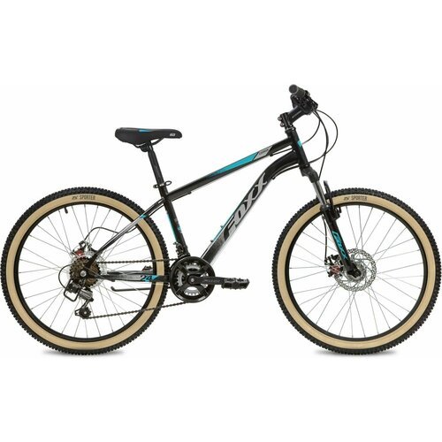 Подростковый горный (MTB) велосипед Foxx Caiman 24 (2024) 12 AND quot 24SHD. CAIMAN.12BK4 (черный)