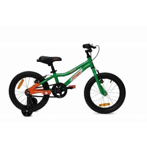 Велосипед детский Pifagor Детский велосипед Pifagor Rowan 16', 16' зеленый/оранжевый