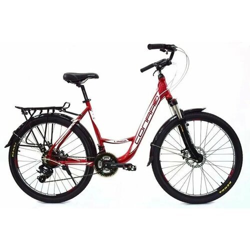 Велосипед 26' CONRAD LINDA рама 17* RED (красный-белый)