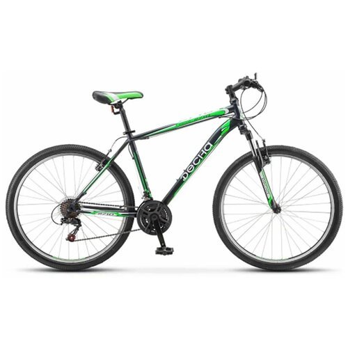 Велосипед STELS Горный Десна-2910 V 29' F010 19' Серый/зелёный цвет