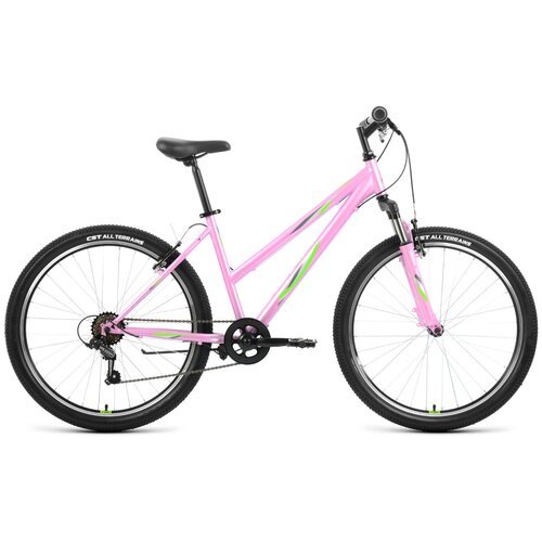 Женский велосипед Forward Iris 26 1.0 (2022) 17' Фиолетово-зеленый (161-178 см)