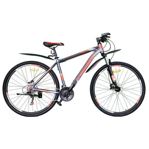 Велосипед 29' Nameless G9700DH, серый/оранжевый 19' рама