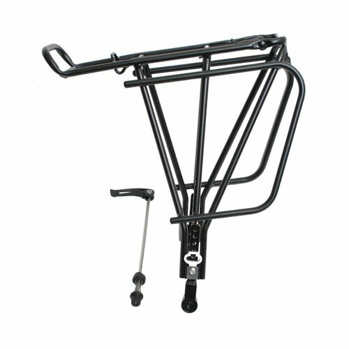 Багажник для велосипеда OSTAND CD-251QR 24-29' регулируемый алюминиевый черный (6-251)