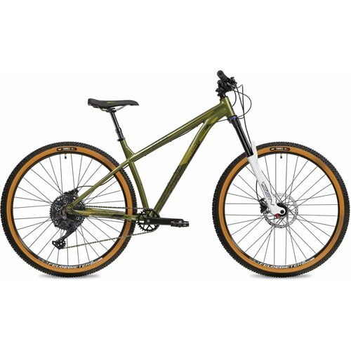 Велосипед STINGER 27.5' PYTHON PRO коричневый, алюминий, размер 16'