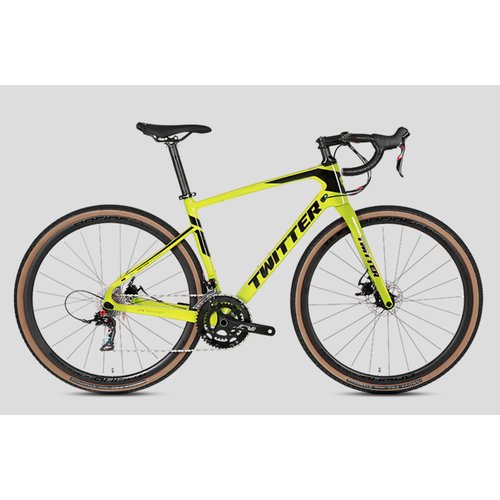 Велосипед Twitter Gravel-PB RS-22S Carbon (2022) 54' жёлтый