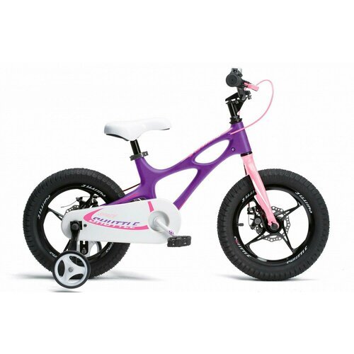 Детский велосипед Royal Baby Space Shuttle 14, год 2022, цвет Фиолетовый