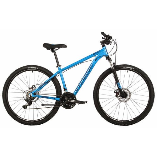 Горный велосипед Stinger Element Evo 27.5' (2023) 16' Синий (151-165 см)