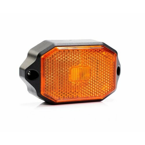 Габаритный фонарь Fristom FT-069 Z LED, 12-36В, желтый, со светоотражателем, монтаж на плоскости.