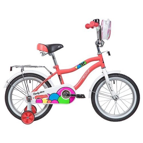 Детский велосипед Novatrack Candy 16 (2019) коралловый 10' (требует финальной сборки)