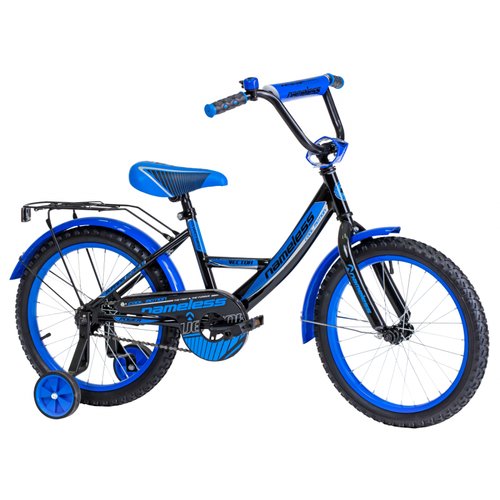 Велосипед 12 NAMELESS VECTOR черный/голубой 2023г