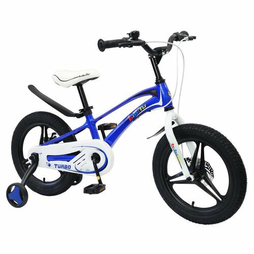 Велосипед 18' BIBITU TURBO, цвет синий/белый