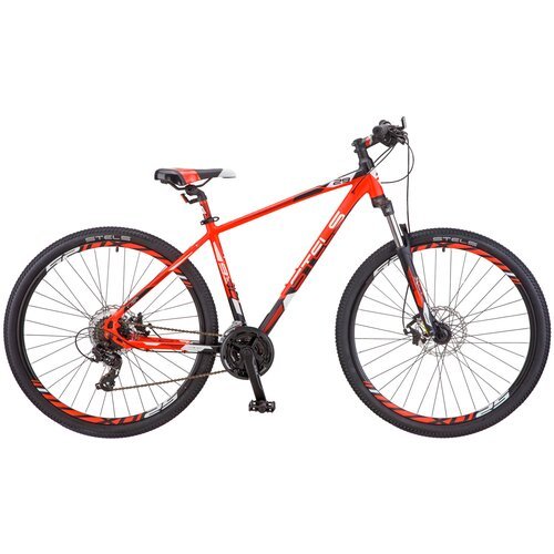 Горный (MTB) велосипед STELS Navigator 930 MD 29 V010 (2019) неоновый-красный/черный 16.5' (требует финальной сборки)