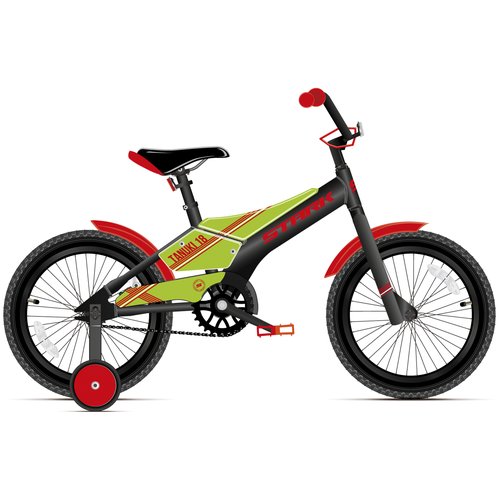 Велосипед детский Stark'21 Tanuki 18 Boy черный/красный HD00000301