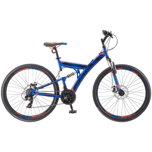 Горный (MTB) велосипед STELS Focus MD 27.5 21-sp V010 (2018) синий 19' (требует финальной сборки)