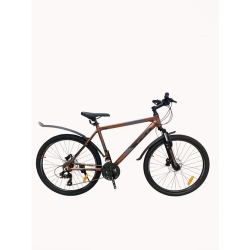 Велосипед двухколесный горный Stels Navigator 620 D V010 коричневый 21 скорость, рама 17', колеса 26'