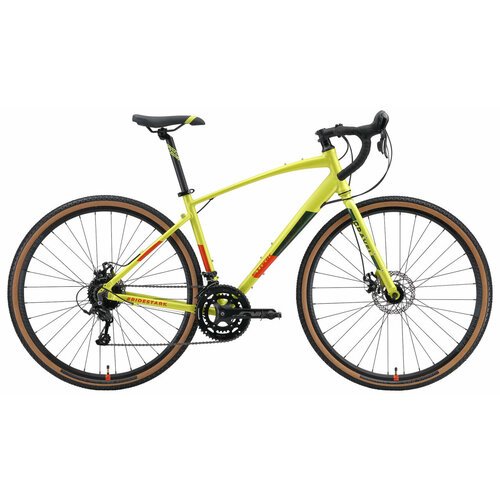Шоссейный велосипед Stark Gravel 700.3 D (2024) 22' Желто-оранжевый (185-195 см)