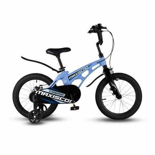 Велосипед Maxiscoo COSMIC Стандарт 16' Небесно-Голубой Матовый (2024) MSC-C1633 (Рост 100-120 см)
