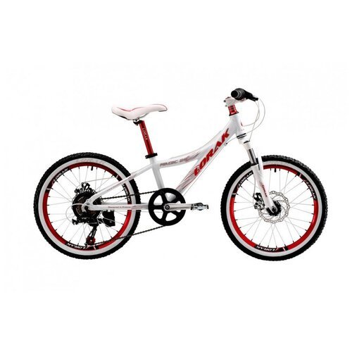 Велосипед Lorak Magic 20 Белый/Красный