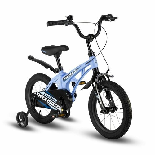 Велосипед MAXISCOO COSMIC Стандарт Плюс 14' (2024) Небесно-Голубой Матовый MSC-C1433 (Рост 90-110 см)