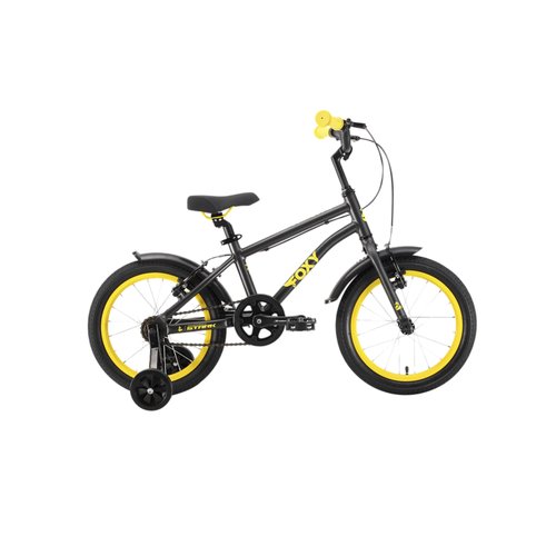 Велосипед Stark'24 Foxy Boy 16 черный/желтый