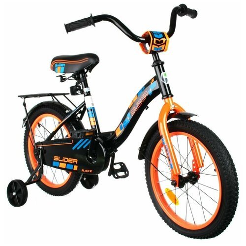 Велосипед двухколесный детский Slider. оранжевый/синий/черный. арт. IT106124