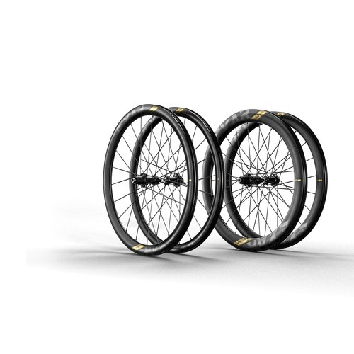 Карбоновая пара колес Magene EXAR DB405 ULTRA, 700C, высота профилей колес 40/45 мм, дисковый тормоз