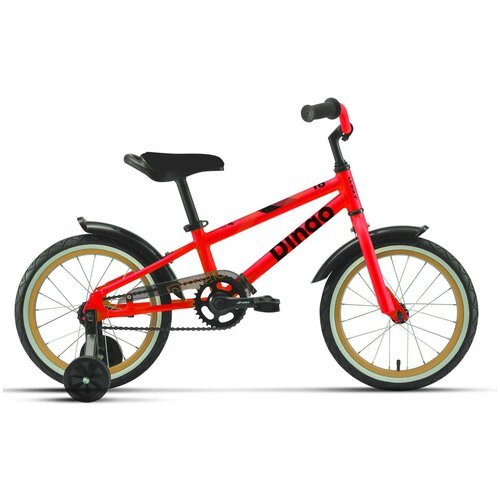 Детский велосипед Welt Dingo 16, год 2022, цвет Красный
