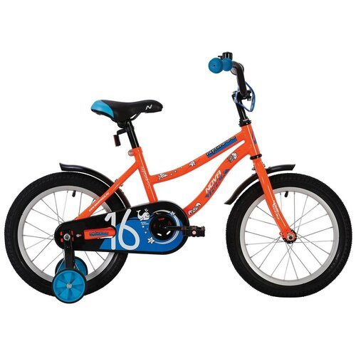 Детский велосипед Novatrack Neptune 16 (2020) оранжевый 10.5' (требует финальной сборки)