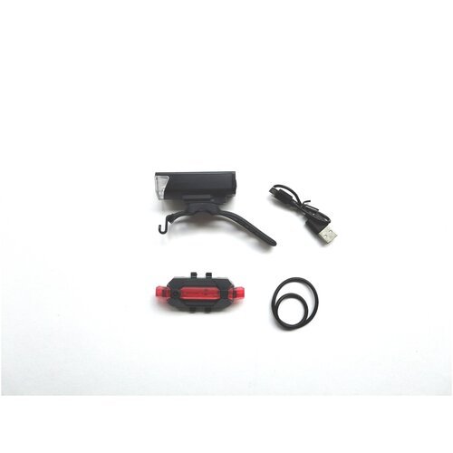 Фонарь передний+задний для велосипеда заряд от USB