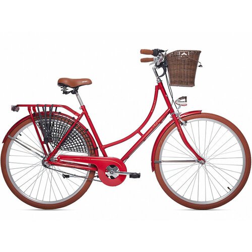 AIST Велосипед Аист Amsterdam Premium 2.0 + корзина (рама 21', красный)