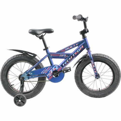 Детский велосипед TECH TEAM BULLY 2021 синий 16 ' NN001522 NN001522