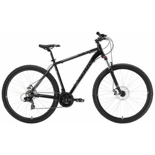 Велосипед STARK Hunter D (2022), горный (взрослый), рама 18', колеса 29', черный/серый, 15.9кг [hq-0005022]