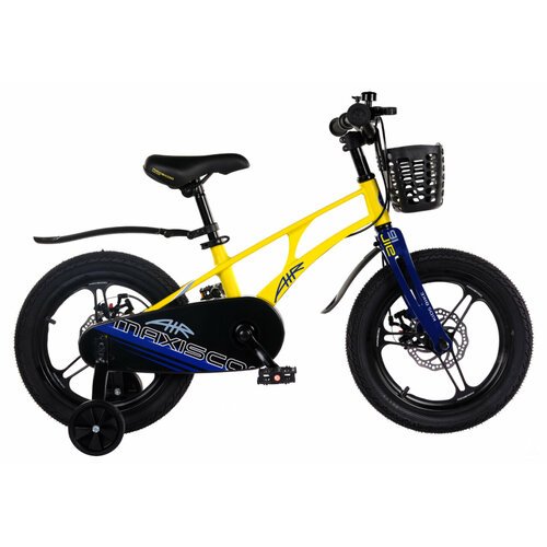 Детский велосипед Maxiscoo Air Pro 16' (2024) 16 Желтый (100-120 см)